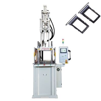 Machine de moulage par injection verticale de 55 tonnes pour fente de carte à grande vitesse